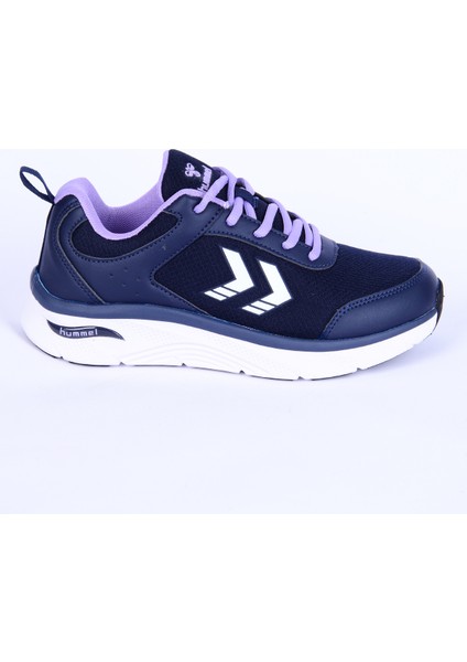 900462-7451 Avila Fileli Şevron Detay Faylon Taban Esnek Hafif Yüksek Taban Lacivert Günlük Kadın Spor Ayakkabı