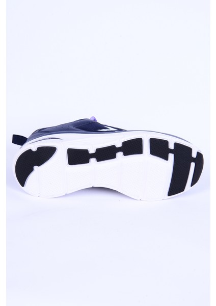 900462-7451 Avila Fileli Şevron Detay Faylon Taban Esnek Hafif Yüksek Taban Lacivert Günlük Kadın Spor Ayakkabı fırsatları