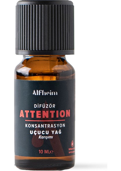 Attention Uçucu Yağ Karışımı/ Difüzör Yağı/ Buhurdanlık Yağı/ 10 ml