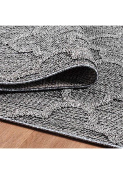 Balkon Teras Bahçe Mutfak Dış Mekan Halısı Iskandinav Desenli Gri Renkli Halı fiyatları