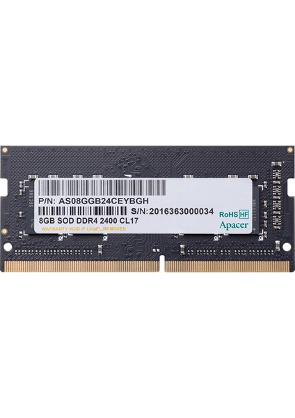 8gb (1X8GB) 3200MHZ CL22 Ddr4 Notebook Sodımm Ram (ES.08G21.GSH)