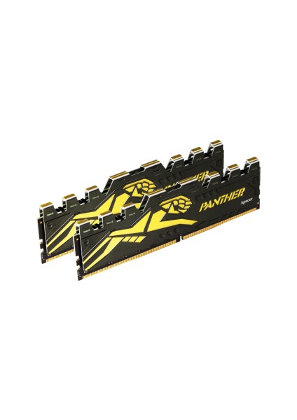 Panther Black-Gold 16GB (2X8GB) 3200MHZ CL16 Ddr4 Gaming Ram (AH4U16G32C28Y7GAA-2)