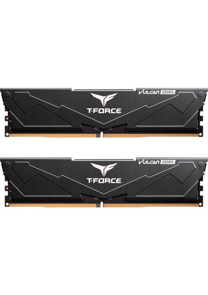 T-Force Vulcan Black 32GB(2X16GB) 6000MHZ Ddr5 CL38 Gaming Ram (FLBD532G6000HC38ADC01)