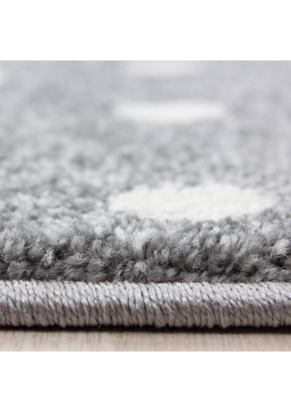 Sevimli Peri Atı Desenli Çocuk Halısı Gri Mavi Renklerde fiyatları