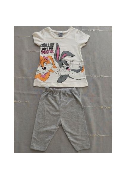 Kız Çocuk Bugs Bunny Lola Bunny Pantolon Tişört Takım 2 Parça