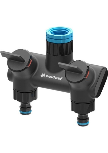 Ergo İkili Su Dağıtıcı Konnektör Musluk Bağlantı Aparatı G1/2"-G3/4"-G1"