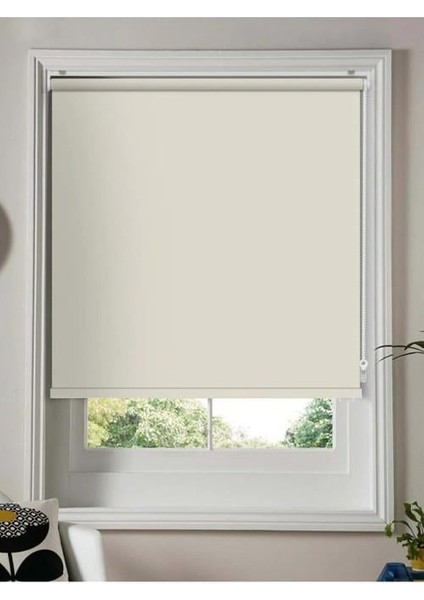 Krem Mat Stor Perde Etek Dilimsiz Güneşlik Perde Güneşlik Stor Perde fiyatları