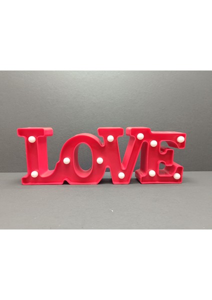 Love Yazılı LED Işıklı Dekor fiyatları
