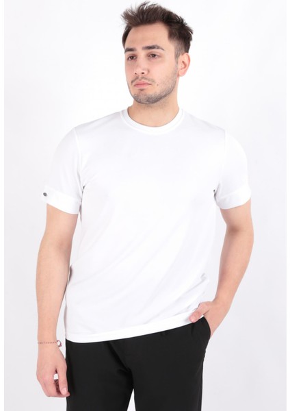 4127 Erkek Bisiklet Yaka T-Shirt