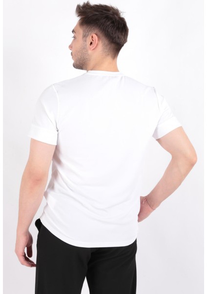4127 Erkek Bisiklet Yaka T-Shirt