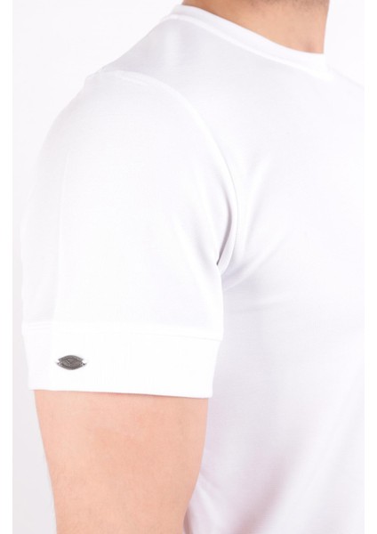 4127 Erkek Bisiklet Yaka T-Shirt