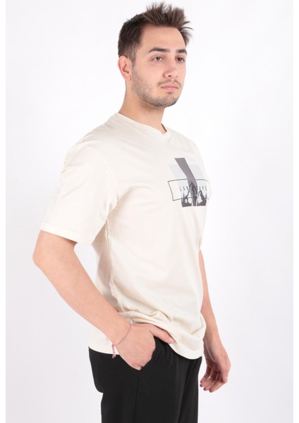 4071 Erkek Bisiklet Yaka T-Shirt modelleri