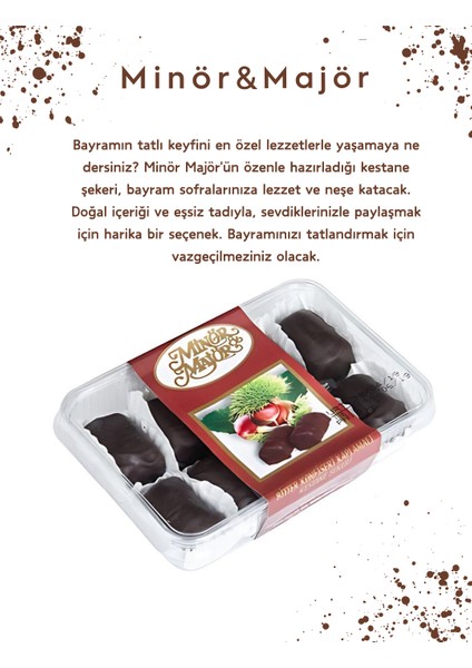 M-M 400 Gr Çikolatalı Kestane Şekeri