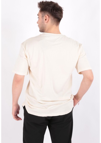 4071 Erkek Bisiklet Yaka T-Shirt