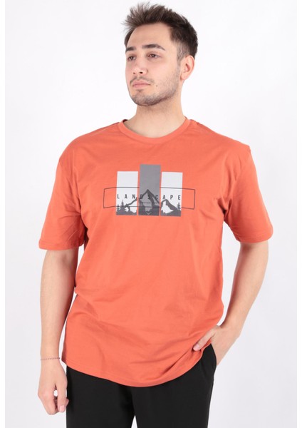 4071 Erkek Bisiklet Yaka T-Shirt