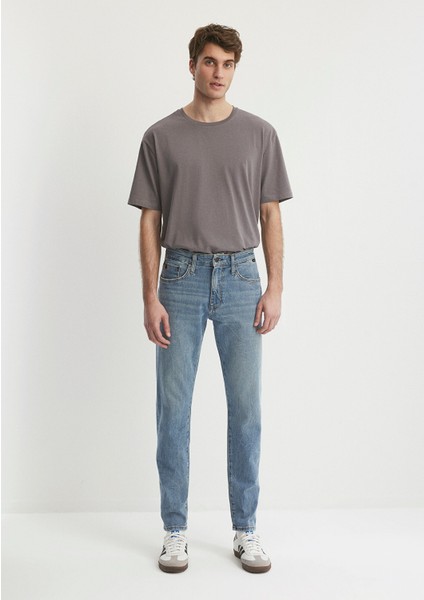 Milan 90Lar Gölgeli Vintage Mavi Jean Pantolon 00810868 00