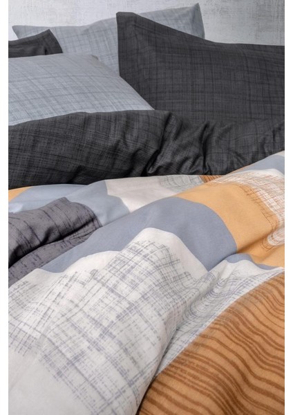 Modern Çift Kişilik Nevresim Takımı - Giorno Gri fırsatları