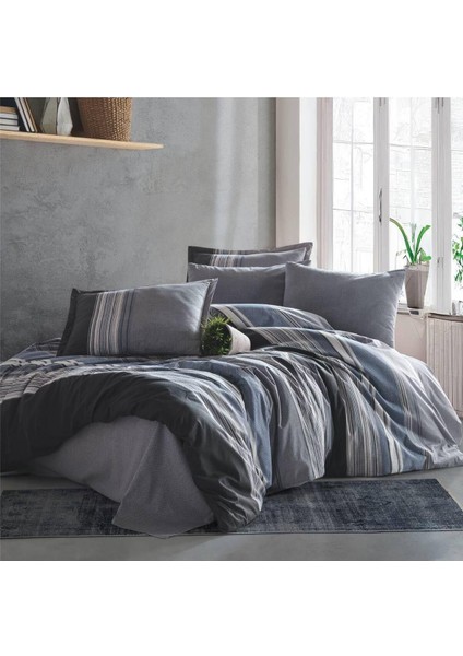 Ranforce Nevresim Takımı Çift Kişilik Duko V2 Antrasit