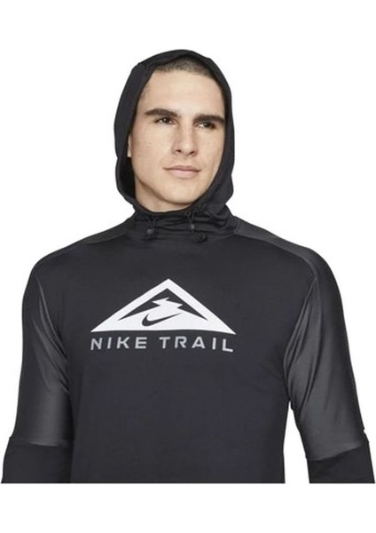 Dri-Fit Trail Running Hoodie Long-Sleeve Erkek Tişört DM4743-010