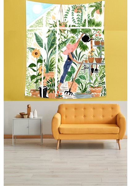 Bohem Iskandinav Dekor Bitki Evi Leke Tutmaz Kumaş Duvar Örtüsü Duvar Halısı Tapestry fiyatları