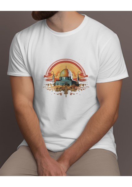 Kubbet-Üs Sahra Özel Tasarım Baskılı T-Shirt