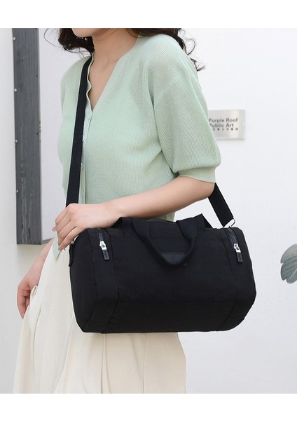 Kadın Büyük Kapasiteli Su Geçirmez Seyahat Çantası Büyük Kapasiteli Omuz Crossbody Çanta (Yurt Dışından)