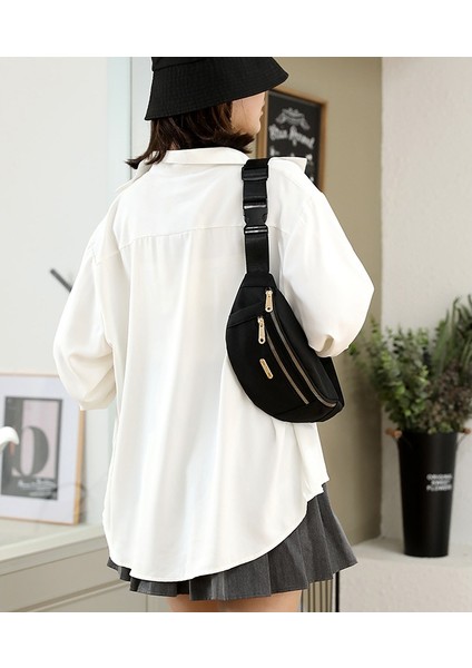 Kadınlar Için Çok Yönlü Bel Çantası Oxford Kumaş Omuz Çantası Çok Katmanlı Bozuk Para Cep Telefonu Crossbody Çanta (Yurt Dışından) fiyatları