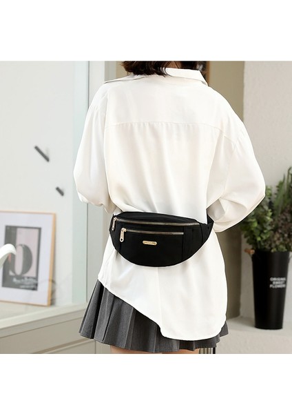 Kadınlar Için Çok Yönlü Bel Çantası Oxford Kumaş Omuz Çantası Çok Katmanlı Bozuk Para Cep Telefonu Crossbody Çanta (Yurt Dışından) fırsatları