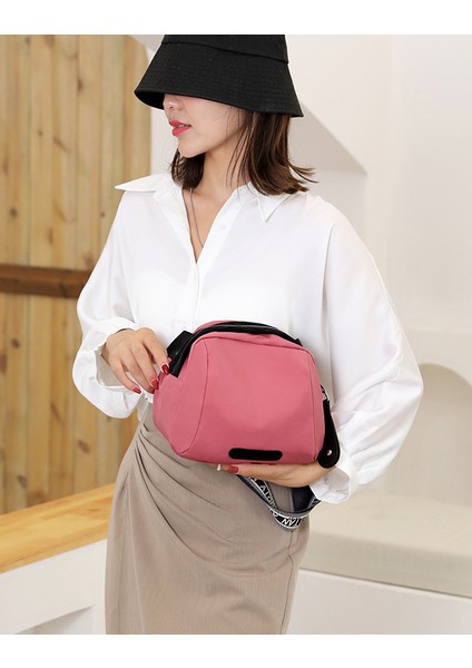 Kadın Naylon Omuzdan Askili Çanta Cep Telefonu Kabuk Çanta Büyük Kapasiteli Crossbody Çanta Mini (Yurt Dışından)