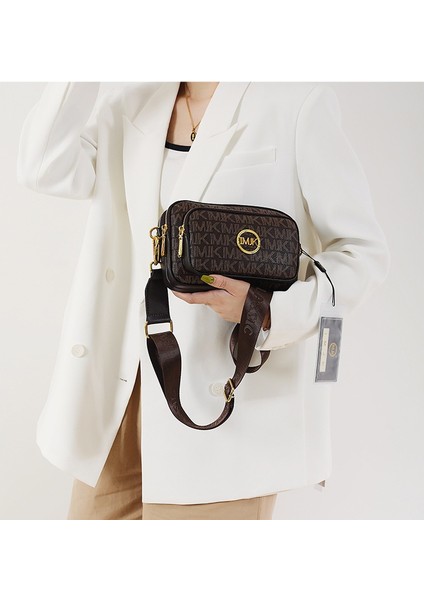 High-End Kadın Çantası Crossbody Çanta 2022 Yeni Retro Moda Baskılı Kadın Göğüs Çantası Çok Yönlü Geniş Omuz Çantası (Yurt Dışından) modelleri