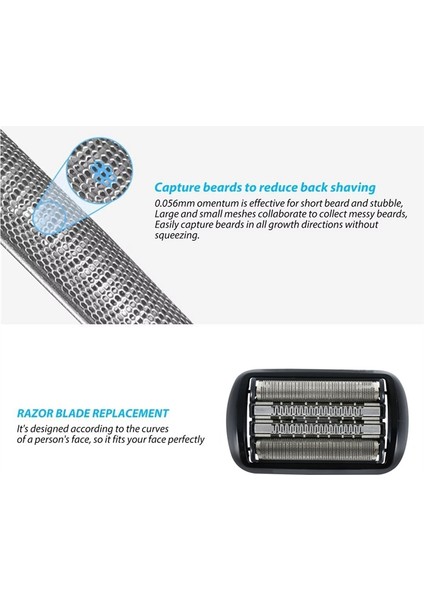 Braun Series 9 Elektrikli Tıraş Makineleri Için Tıraş Başlığı 9290CC, 9291CC, 9370CC (Yurt Dışından) fiyatları