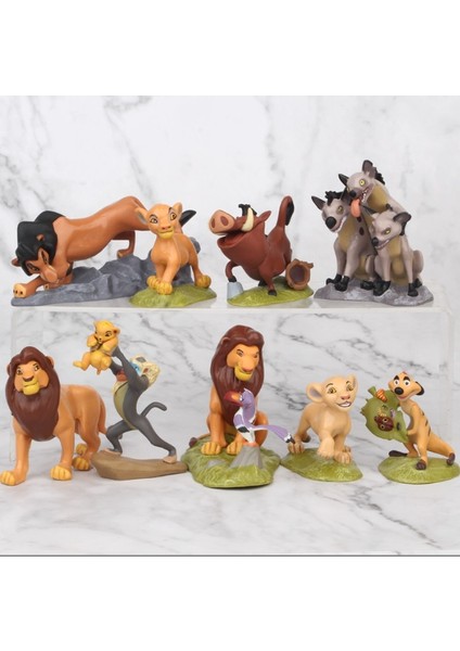 Sinley 9 Parçalı Aslan Kral Model Oyuncaklar (Yurt Dışından)