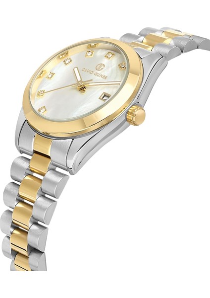 Sarı Gümüş Kaplamalı Gümüş Kadranlı Kadın Kol Saati fiyatları