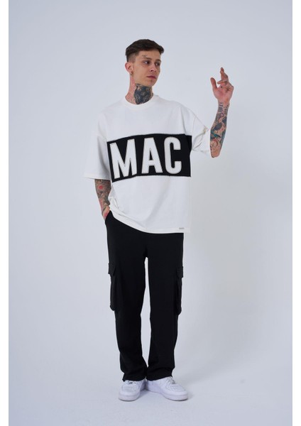 Erkek Mac Blanket Oversize Ekru Tişört modelleri