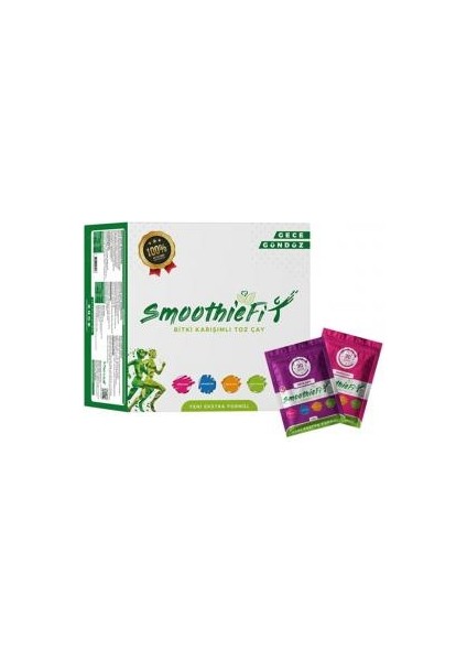Smoothiefit Bitki Karışımlı Toz Çay 60 Adet