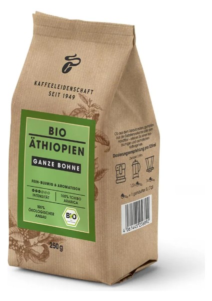 Bio Athiopien Çekirdek Kahve 250 G