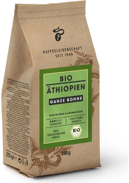Bio Athiopien Çekirdek Kahve 250 G