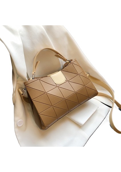Elmas Kız Çocuk Çantası Trendy ve Batı Tarzı Omuz Koltuk Altı Çantası Moda Kova Crossbody Çanta Kadın Çantası (Yurt Dışından)