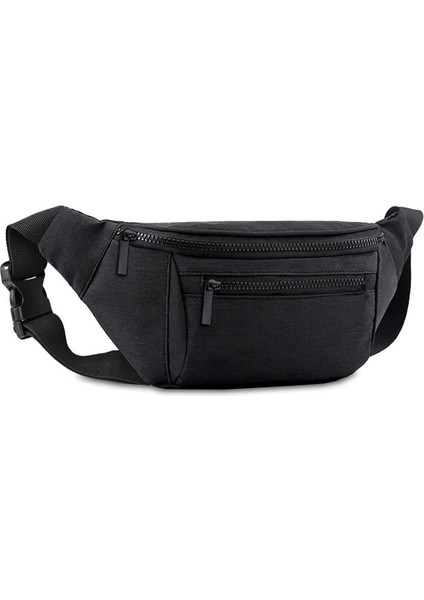 Popüler Erkek Bel Çantası Açık Su Geçirmez Crossbody Çanta Çok Amaçlı Moda Trendi Spor Bel Çantası Cep Telefonu Çantası (Yurt Dışından)