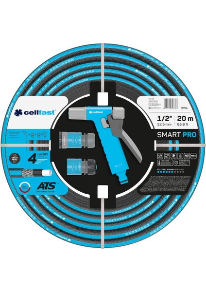 Smart Pro Ats Bahçe Sulama Hortumu Seti 1/2" 20 M