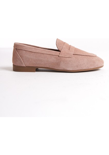 Kadın Süet Loafer & Babet PUDRA-MCMNG2103-PD