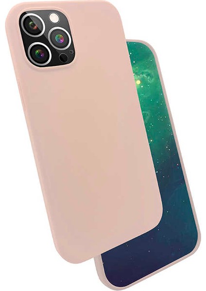 iPhone 12 Pro - Uyumlu Bthm Store Silk Silikon-Pembe