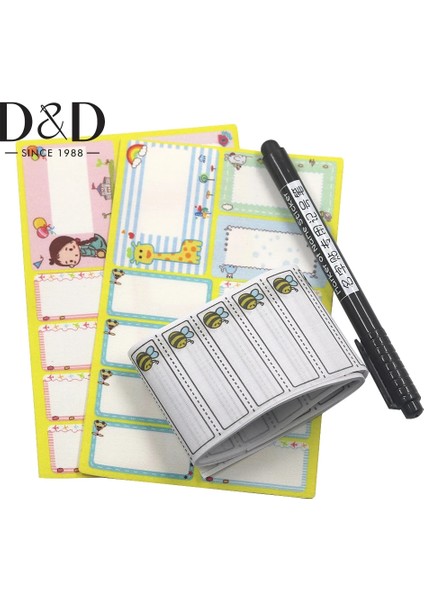 Kalem Stili Beyaz Yıkanabilir Demir On Adı Etiketleri Karikatür Desen Konfeksiyon Etiketleri Kumaş Etiketleri Marker Set Okul Çocuk Giysileri Için Aksesuarlar (Yurt Dışından) fiyatları