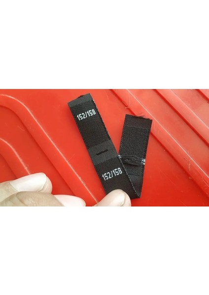 152-158 Tarzı Siyah Şam Polyester Kumaş Bebek Giyim Beden Etiketi (Yurt Dışından)