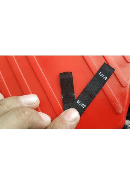 152-158 Tarzı Siyah Şam Polyester Kumaş Bebek Giyim Beden Etiketi (Yurt Dışından) indirimleri