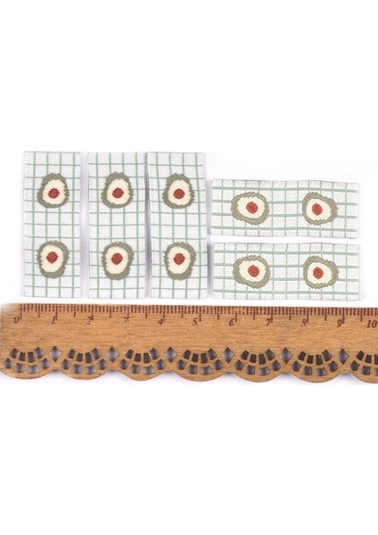 No.4 Tarzı Meyve Nakış Kirazavokado Etiketleri Dikiş Aksesuarları Yıkanabilir Bakım Çantaları Giysi El Yapımı El Sanatları Konfeksiyon Etiketleri (Yurt Dışından)