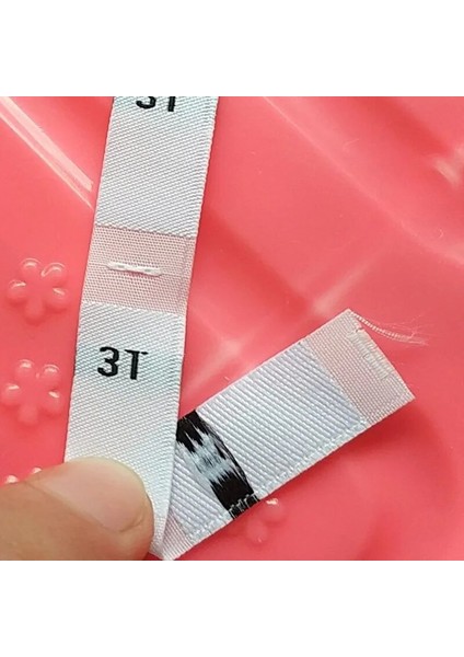 3t Tarzı Beyaz Polyester Kumaş Beden Etiketi Bebek Giyim Dokuma Etiketleri Nb (Yurt Dışından)