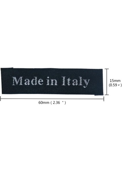 Fransa Siyah 50PCS Tarzı Italya'da Yapılan Giyim Etiketleri Konfeksiyon El Yapımı Zakka Etiketi El Yapımı Dokuma Etiket El Işi Aksesuarları Için Özel Dikiş Etiketleri (Yurt Dışından) fırsatları
