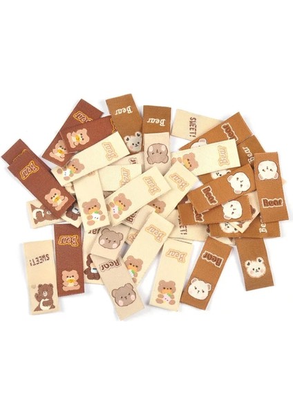 50 Adet 7 Stil Çok Güzel Hayvan Ayı Nakış Etiketleri Dikiş Konfeksiyon Etiketi Giysi Ayakkabı Çanta Etiketleri El Yapımı Dıy Zanaat (Yurt Dışından) fiyatları