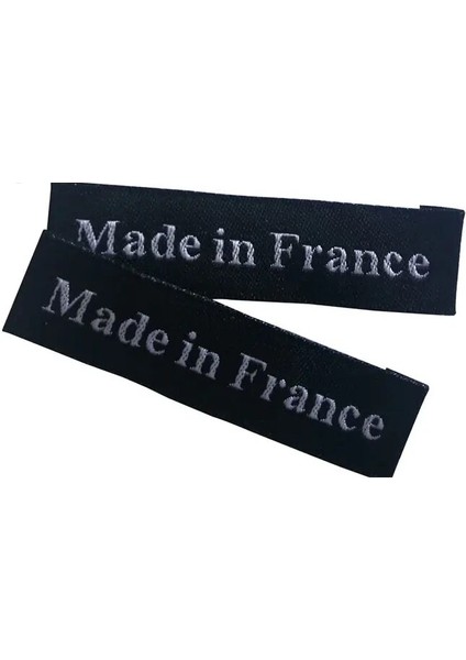 Fransa Siyah 100PCS Tarzı Italya'da Yapılan Giyim Etiketleri Konfeksiyon El Yapımı Zakka Etiketi El Yapımı Dokuma Etiket El Işi Aksesuarları Için Özel Dikiş Etiketleri (Yurt Dışından)